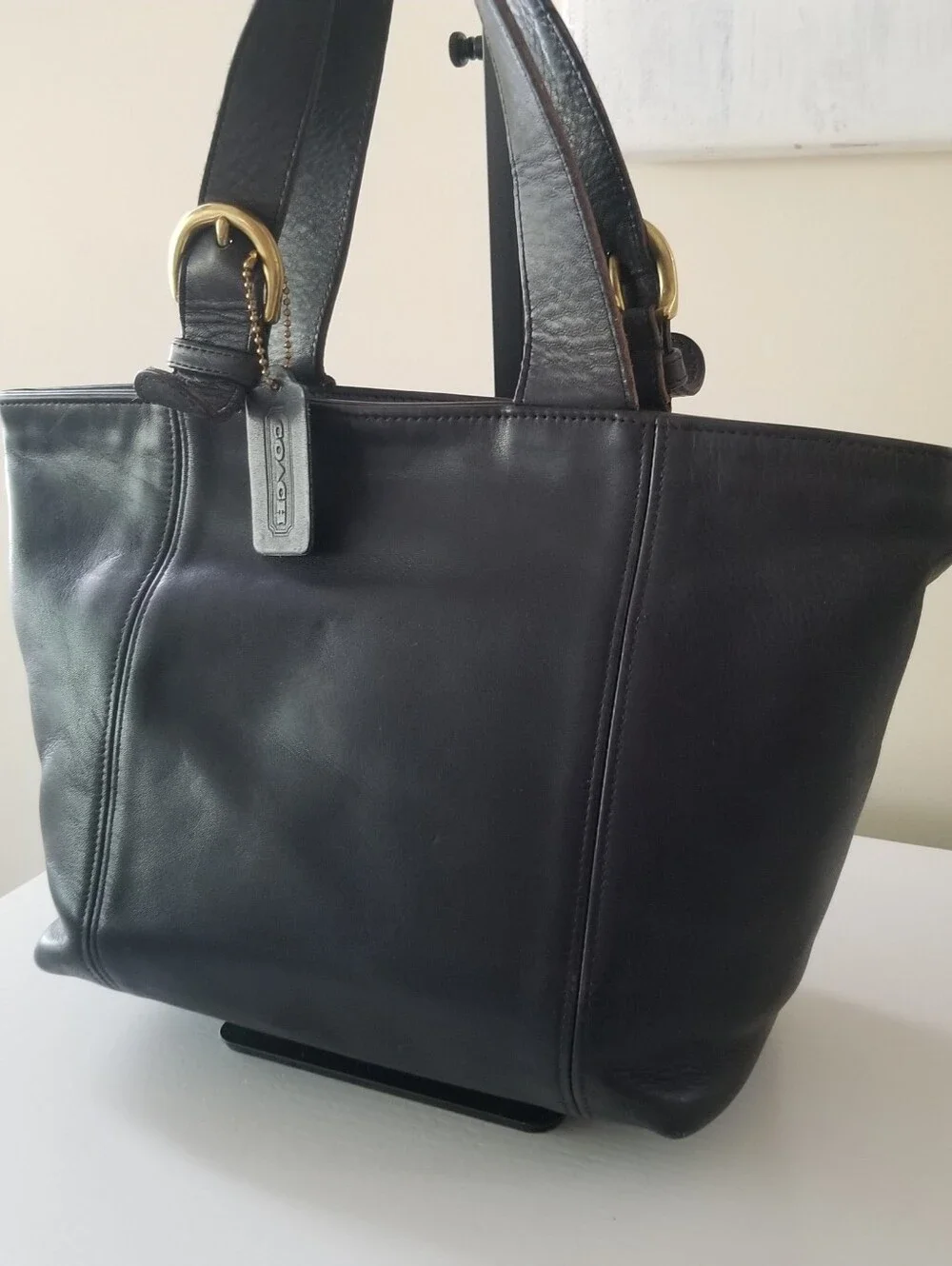 Coach Waverly Vintage Tote Bag Satchel Zip Top - Picture 2 of 16